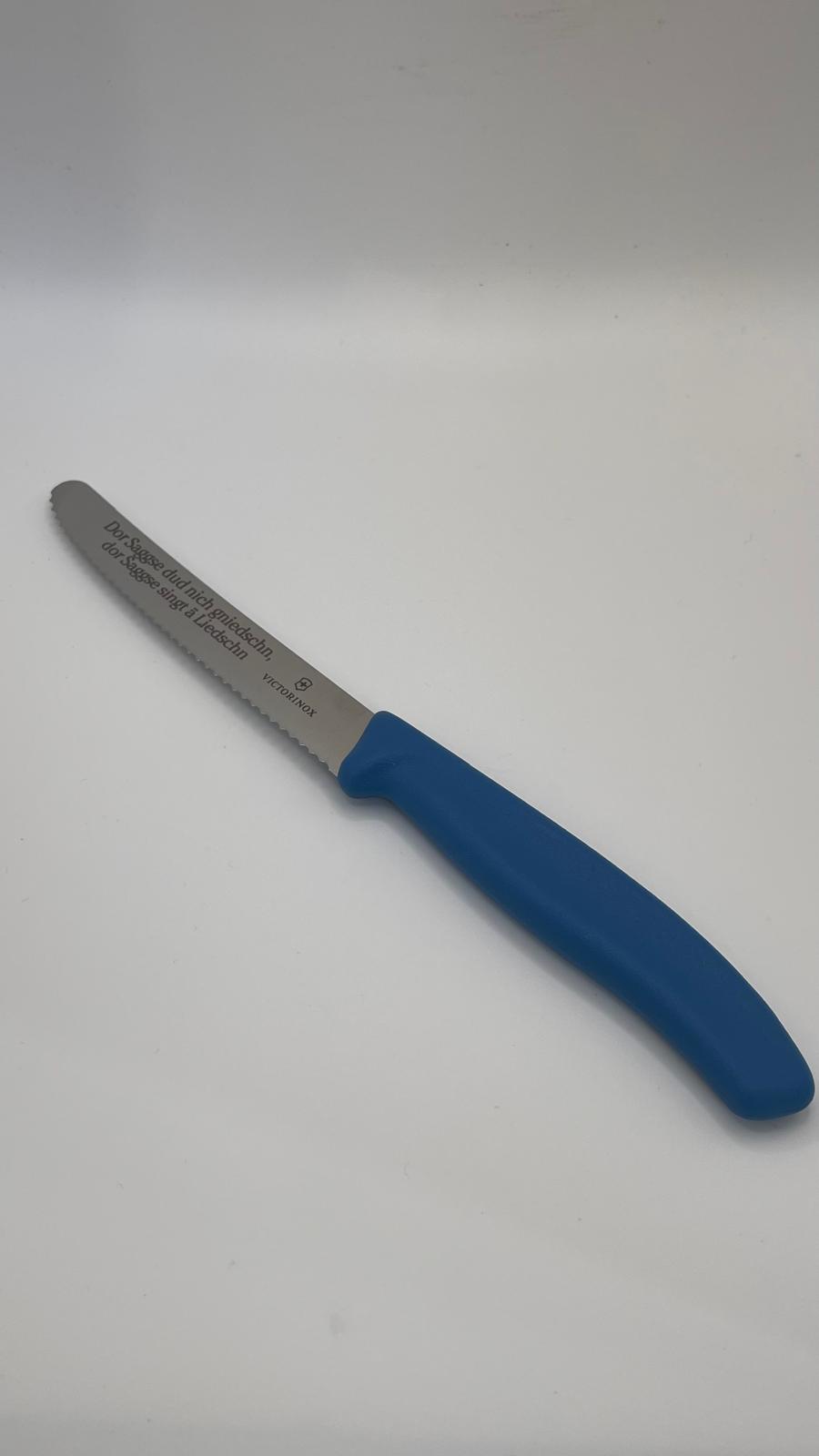 Sächsisches Frühstücksmesser Blau