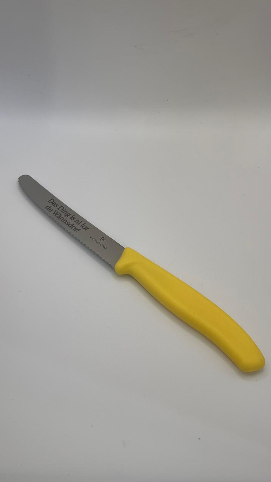Sächsisches Frühstücksmesser Gelb