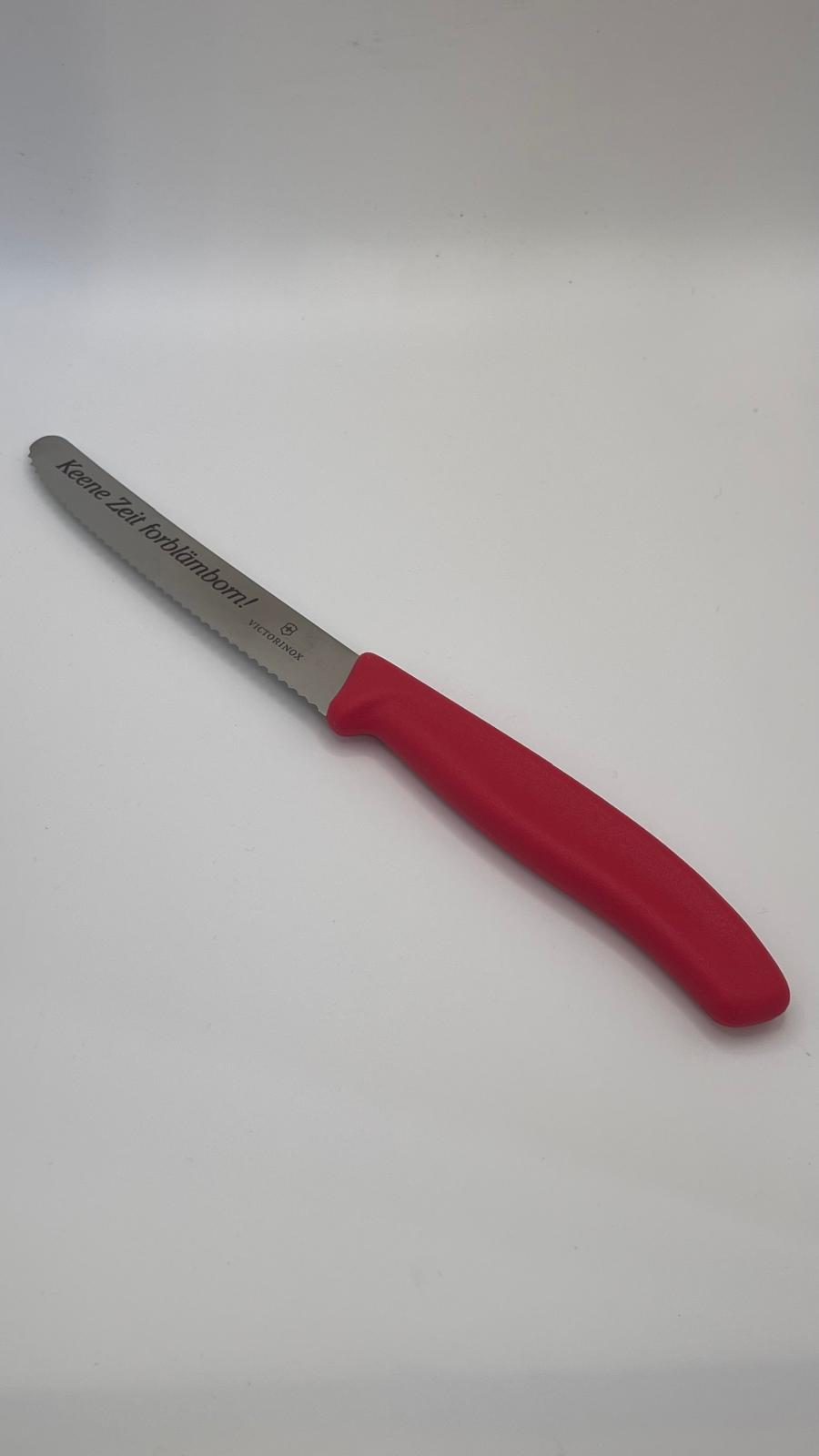 Sächsisches Frühstücksmesser Rot