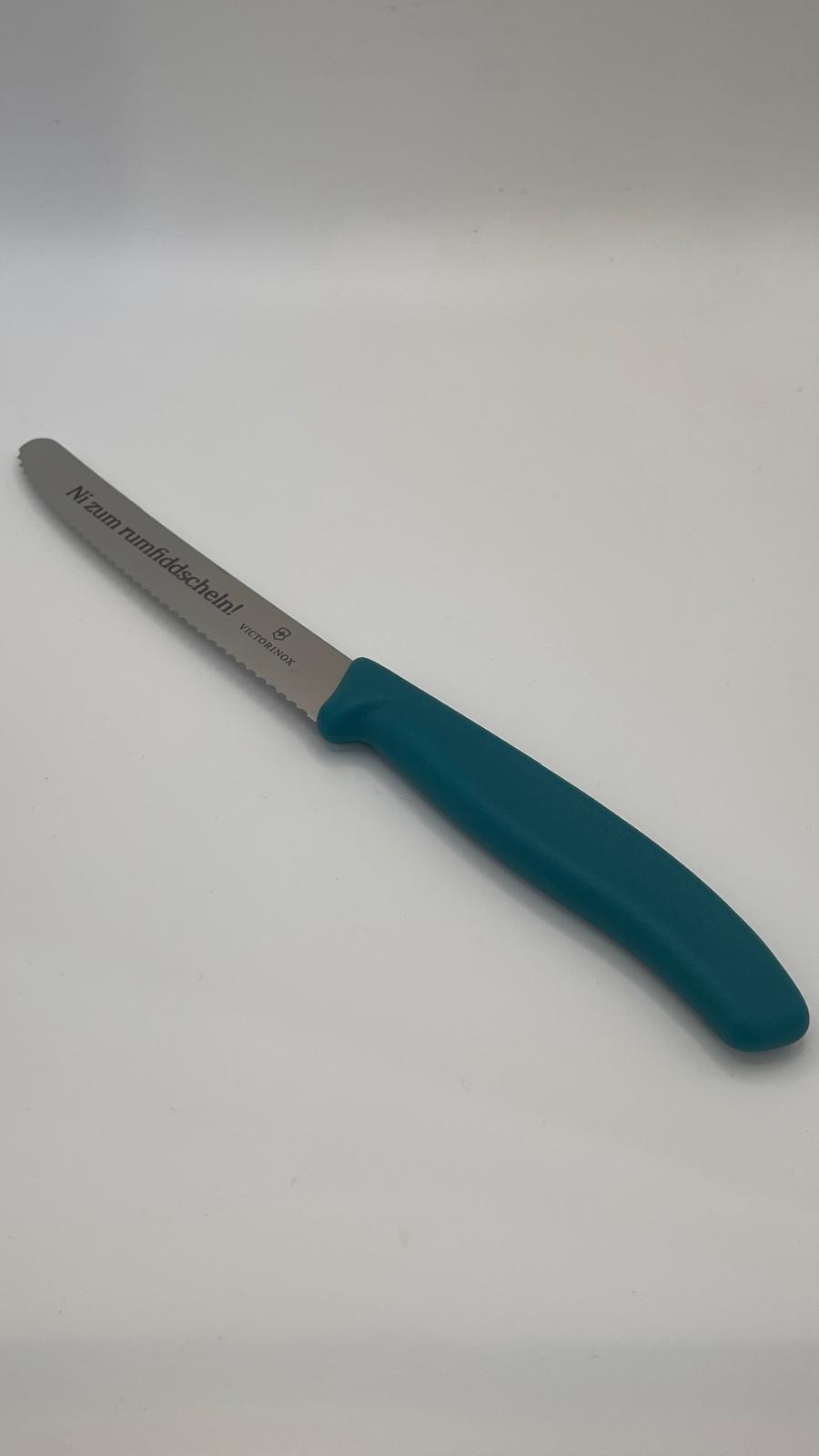 Sächsisches Frühstücksmesser Türkis