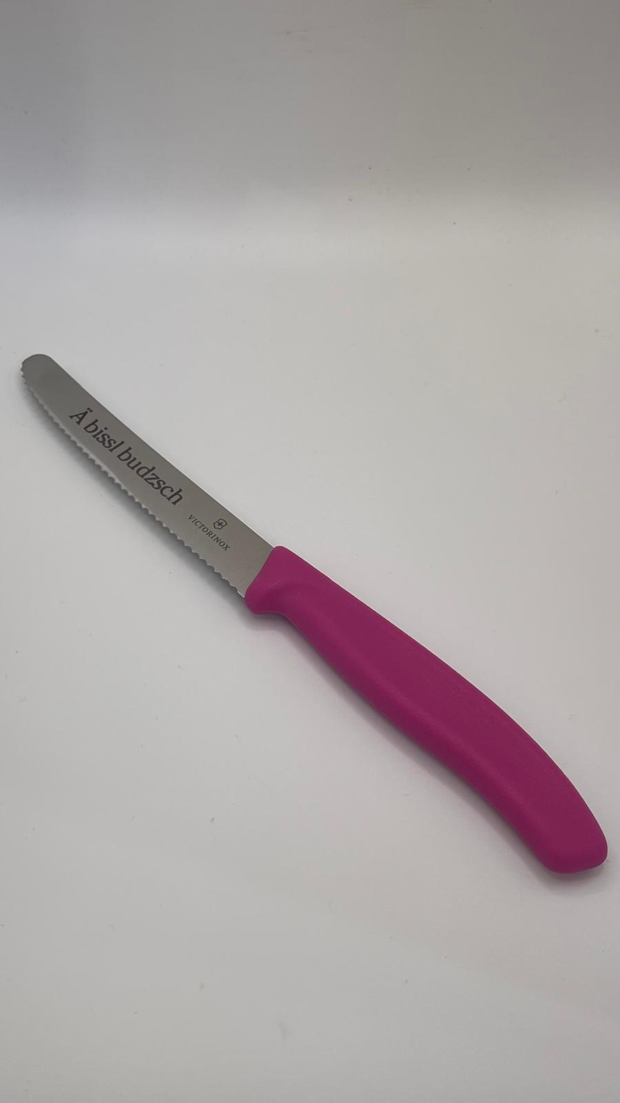 Sächsisches Frühstücksmesser Pink