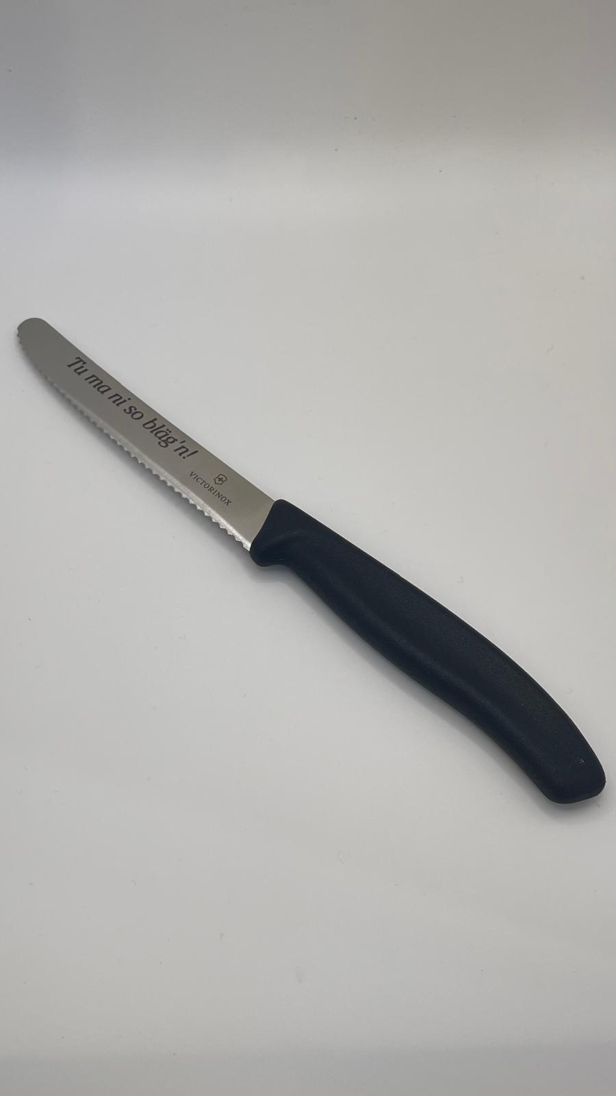 Sächsisches Frühstücksmesser Schwarz