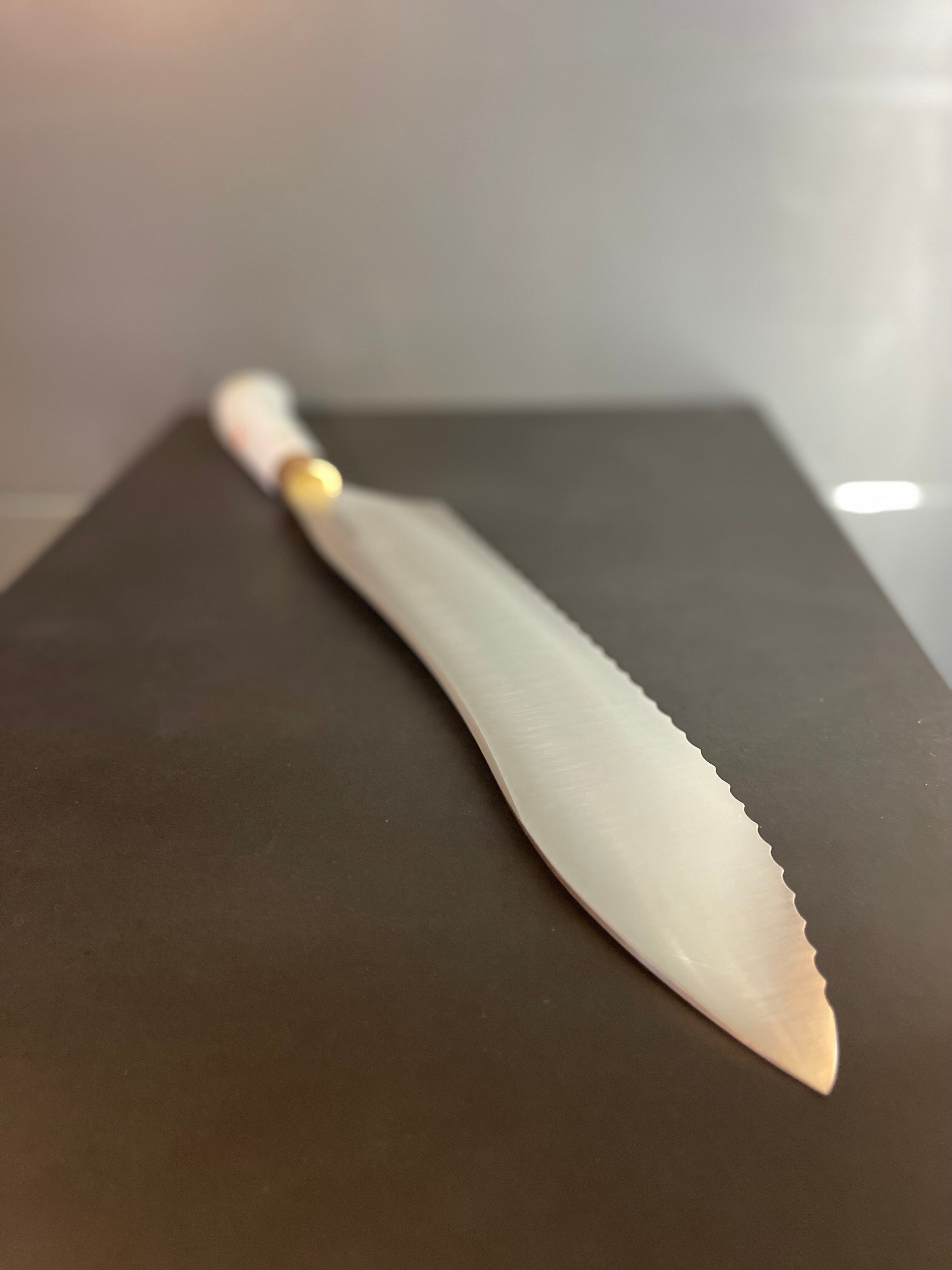 Meissner Stollenmesser | Blumendekor