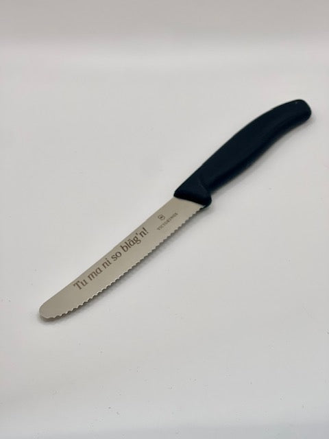 Sächsisches Frühstücksmesser Schwarz